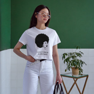En Tri-matière Black History Black Girl Graphic T-shirt