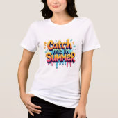 En Tri-matière Catch Me In Summer Graffiti Bubble T-Shirt (Recto)