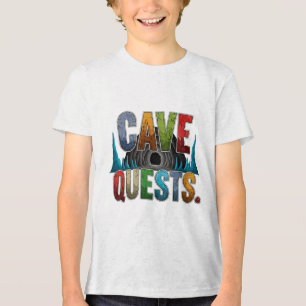 En Tri-matière Cave Quests Women's Adventure Graphic T-Shirt