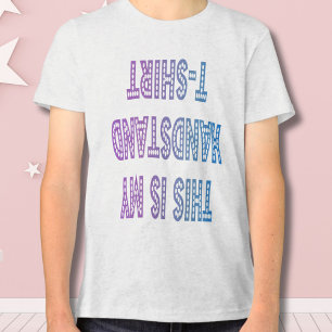 En Tri-matière "C'est mon T-shirt de poche" Tee de gymnastique