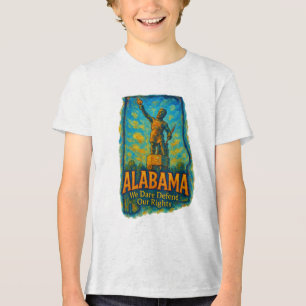En Tri-matière Chemise T-shirt Alabama « We Dare Defend Our Right