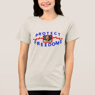 En Tri-matière Chemise T-Shirt de base pour femmes