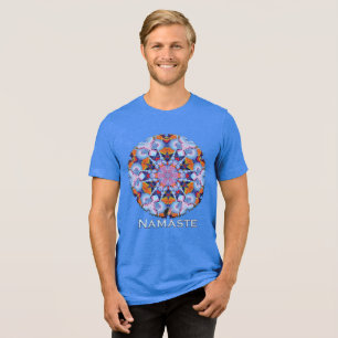 En Tri-matière Chemise T-shirt Utopian Namaste Kaléidoscope