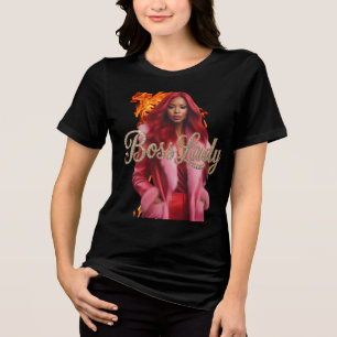 En Tri-matière Chemise Tri-Blend Boss Lady T-Shirt