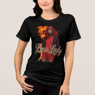 En Tri-matière Chemise tri-blend T-Shirt Boss Lady
