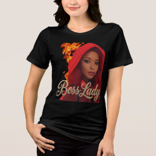 En Tri-matière Chemise tri-blend T-Shirt Boss Lady