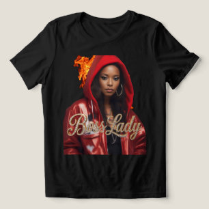 En Tri-matière Chemise Tri-Blend T-Shirt Femme Patronne
