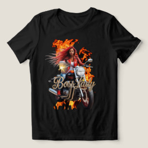 En Tri-matière Chemise Tri-Blend T-Shirt Femme Patronne