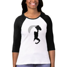 Chevaux courant ensemble t-shirt