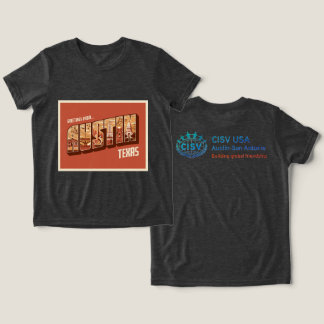 En Tri-matière CISV Austin Greetings T-Shirt