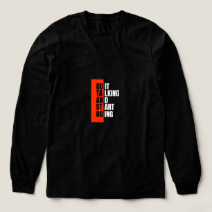 En Tri-matière Citation de motivation audacieuse T-Shirt - Cessez