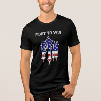 En Tri-matière COMBATTRE POUR GAGNER - T-Shirt Logo