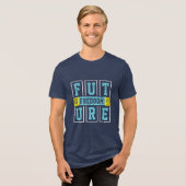 En Tri-matière conception de t-shirt (Recto plein)