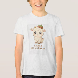 En Tri-matière Conception de T-shirt de chèvre Baqra Eid Mubarak