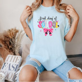 En Tri-matière Coquettish first day of school T-shirt 