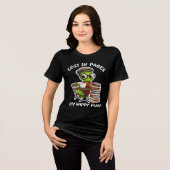 En Tri-matière Cute Bookworm Lecture Tea Time T-Shirt femme (Recto plein)