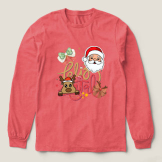 En Tri-matière Cute long sleeved T-shirt for Girls