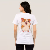 En Tri-matière Cute Mouse Woman T-Shirt (Verso intégral)