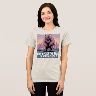 En Tri-matière Drôle Ne pas Poke The Bear T-Shirt - Édition fémin