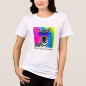 En Tri-matière Ehlers Danlos Sensibilisation Zebra T-Shirt (Recto)