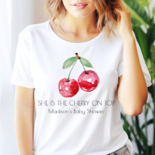 En Tri-matière Elle est la cerise sur le gâteau T-Shirt pour Bab