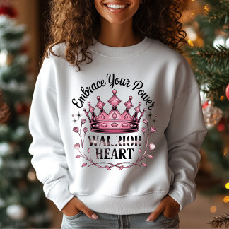 En Tri-matière Embrassez votre puissance T-Shirt Cœur de Guerrièr