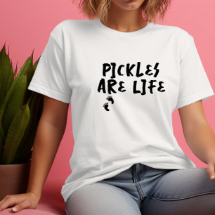 En Tri-matière Empreinte de grossesse humoristique noir T-shirt