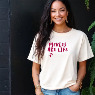 En Tri-matière Empreinte gestuelle humoristique bordeaux T-shirt