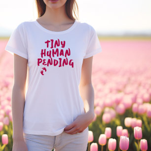 En Tri-matière Empreinte gestuelle humoristique bordeaux T-shirt