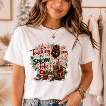 Enseigner est ma blague de neige T-Shirt de Noël p
