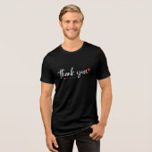 En Tri-matière Everyday Thanks t-Shirt  (Recto plein)