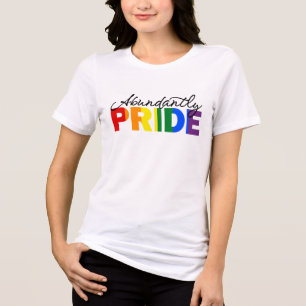 En Tri-matière Fière de l'arc-en-ciel d'être gay T-shirt