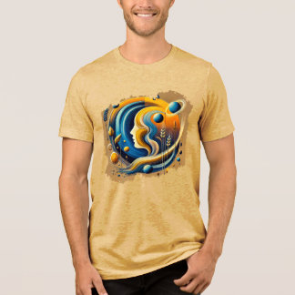 En Tri-matière Fusion Abstraite - T-shirt Art numérique multimédi