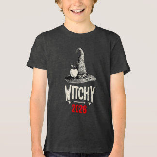 En Tri-matière Futur professeur sorcière 2026 T-Shirt Halloween p
