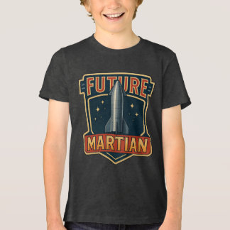 En Tri-matière Futur T-shirt Noir Martien