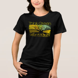 En Tri-matière GAGNANT DU PRIX DE TBA ! T-shirt Think Green Roots