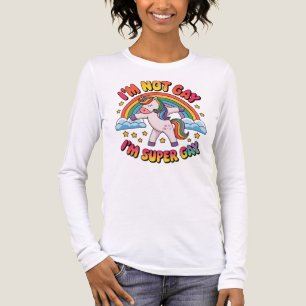 En Tri-matière Gay Je Suis Super Gay Sublimation-60681 T-Shirt Tr