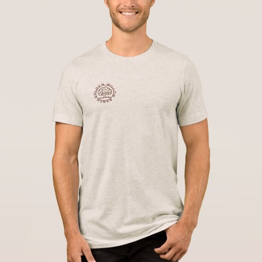 En Tri-matière Golden Willow Ranch T-Shirt - Oatmeal (Recto)