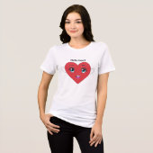En Tri-matière Heart T-shirt (Recto plein)