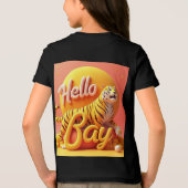 En Tri-matière "Hello Bay - Design tendance T-shirt pour enfants" (Verso)