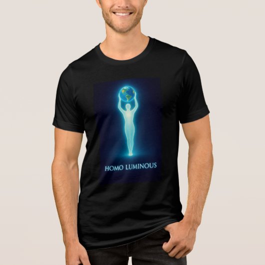 En Tri-matière Homo Luminous - Light Bringer Men's Bella T-Shirt (Recto)