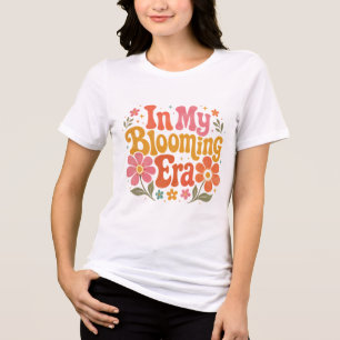 En Tri-matière In My Blooming Era Retro Groovy T-Shirt