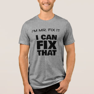 En Tri-matière Je suis M. Répare T-Shirt Basique