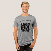 En Tri-matière Je suis M. Répare T-Shirt Basique (Recto plein)