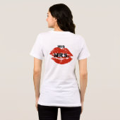 En Tri-matière Je suis son T-shirt Mme Red Lips Brides (Verso intégral)
