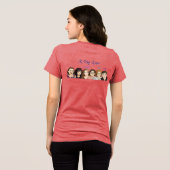 En Tri-matière jenX Tunes Merch Women's T-Shirt (Verso intégral)