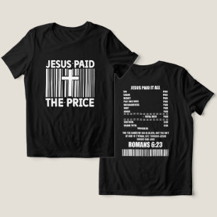 En Tri-matière Jésus A Payé Le T-Shirt Du Prix