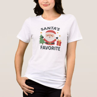 En Tri-matière joli t-shirt de Noël pour bébé