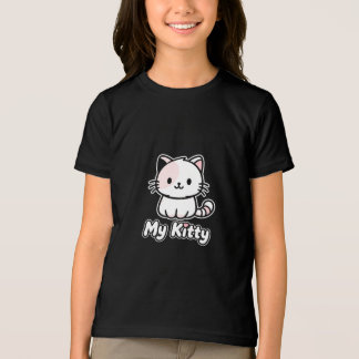 En Tri-matière Joli T-Shirt pour enfants avec dessin animé de mon