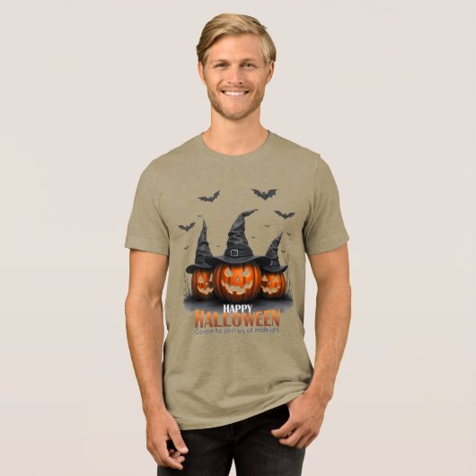 En Tri-matière Joyeux T-shirt Halloween (Recto plein)